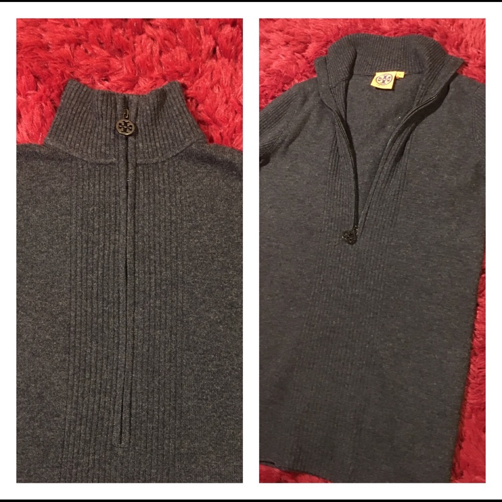 <SOLD> tory  burch half zipper turtleneck swather